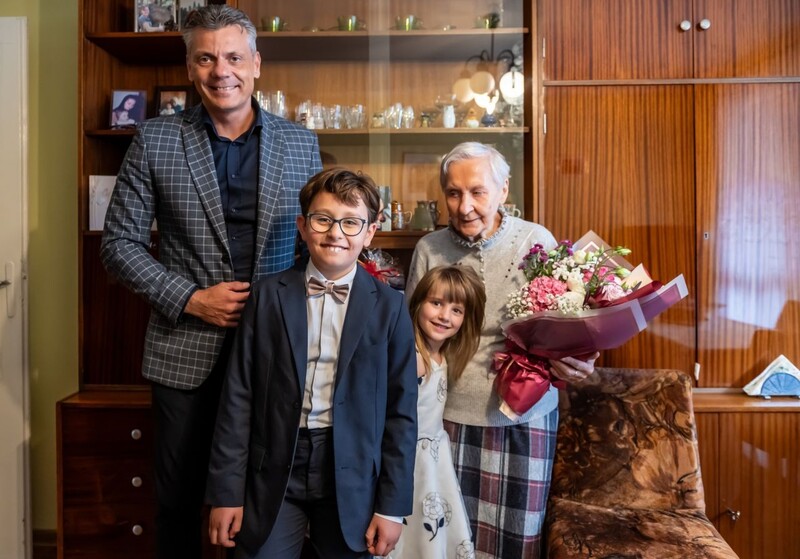 100-letnia Stanisława Chrostowska świętuje jubileusz! Odwiedził ją prezydent Bytomia