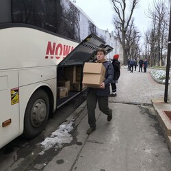 Harcerze z Bytomia zorganizowali dary dla Polaków na Kresach Wschodnich
