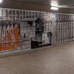 Murale dworzec