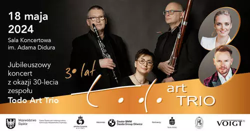 30-lecie zespołu Todo Art Trio w Operze Śląskiej za dwa dni!