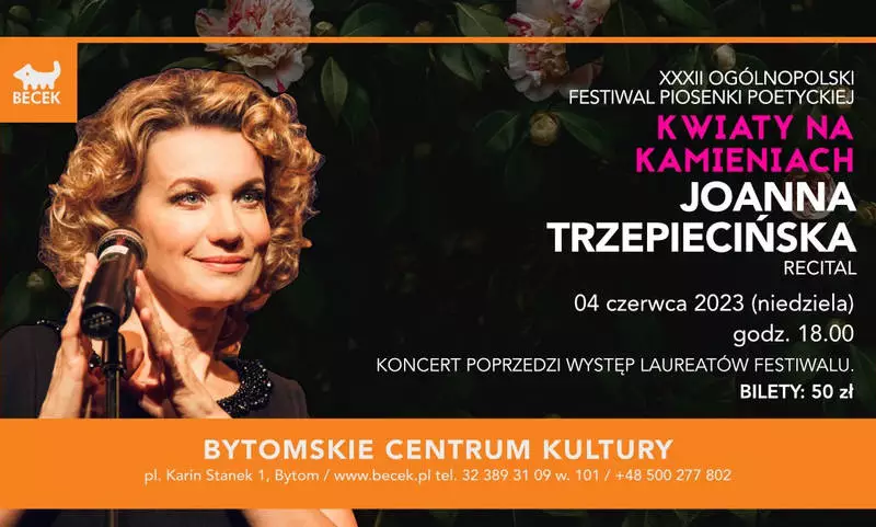 Bytom: Becek zaprasza na Ogólnopolski Festiwal Piosenki Poetyckiej - Kwiaty na kamieniach
