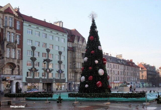 Bytom .Rynek.Choinka 2011r