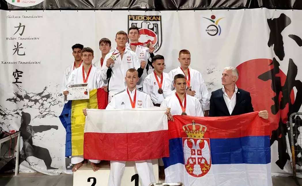 Bytomscy karatecy z medalami Mistrzostw Europy/fot. MUKS Ippon Bytom