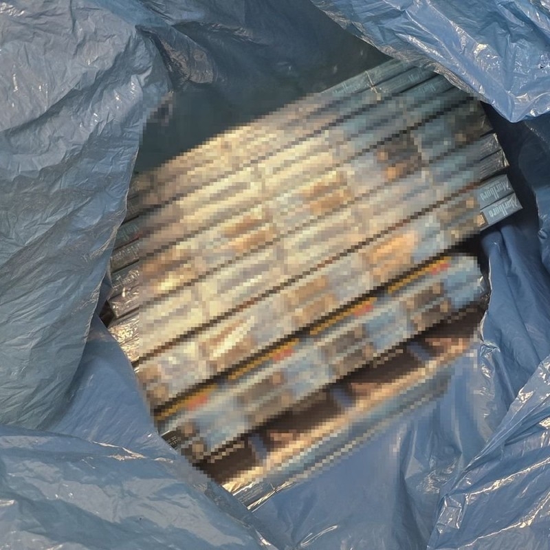Bytomscy policjanci przechwycili prawie sto tysięcy papierosów