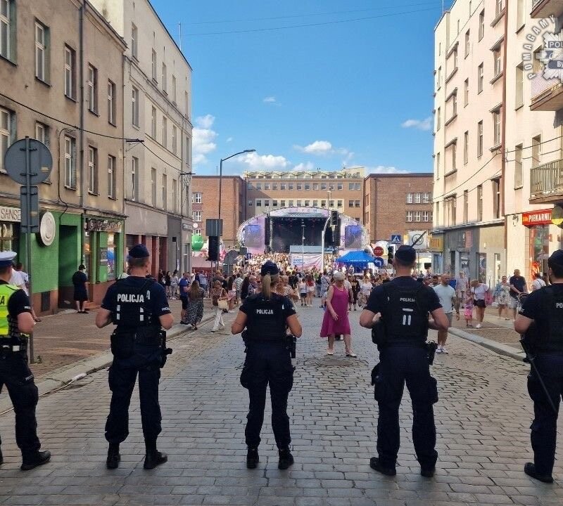 Dni Bytomia za nami. Mundurowi czuwali nad bezpieczeństwem uczestników