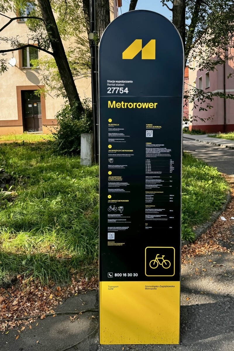 Metrorower w Bytomiu / fot. H. Klimek