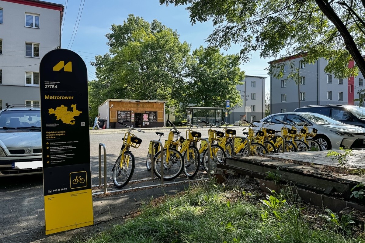 Metrorower w Bytomiu / fot. H. Klimek