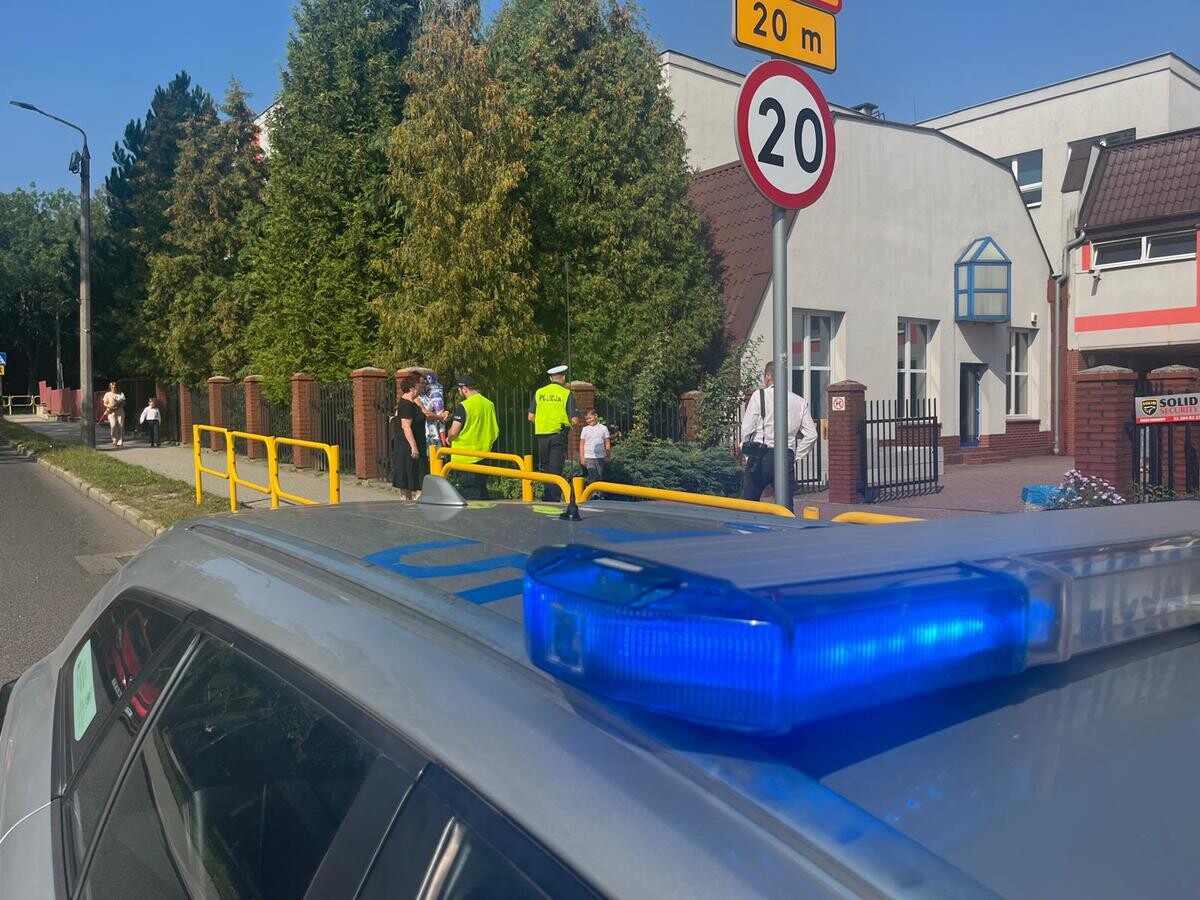 Akcja "Bezpieczna droga do szkoły" / fot. KMP Bytom