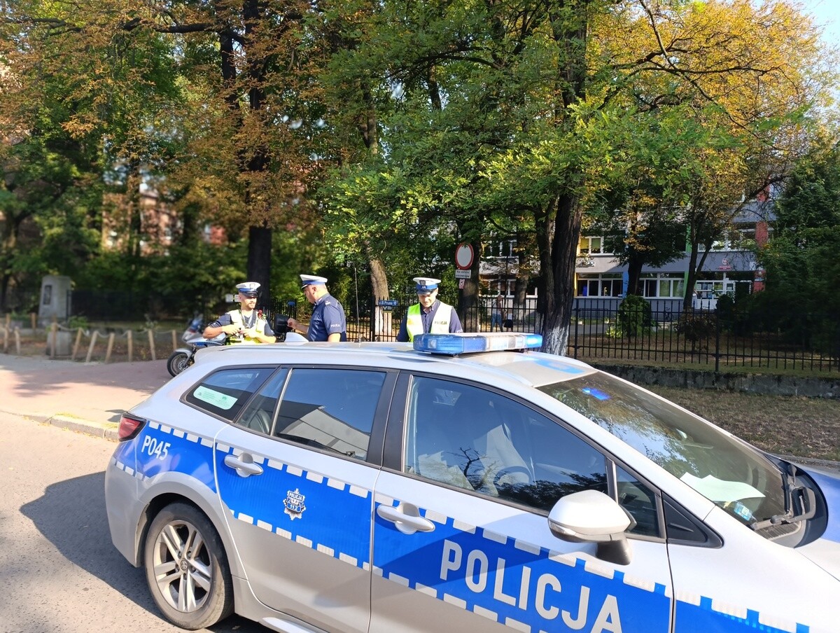 Akcja "Bezpieczna droga do szkoły" / fot. KMP Bytom