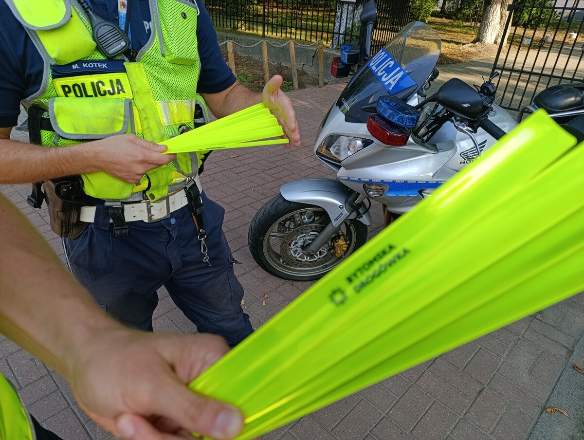 Akcja "Bezpieczna droga do szkoły" / fot. KMP Bytom