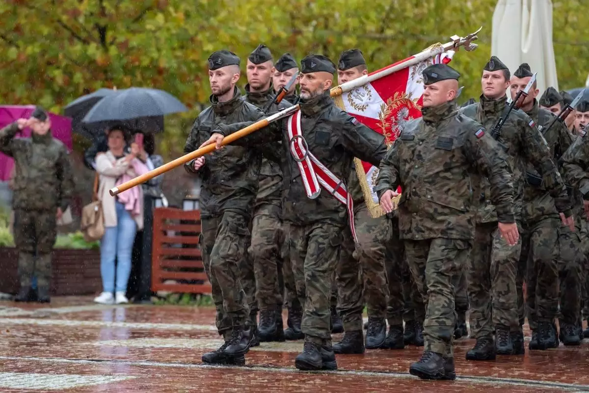 Przysięga wojskowa w Bytomiu / fot. H. Klimek