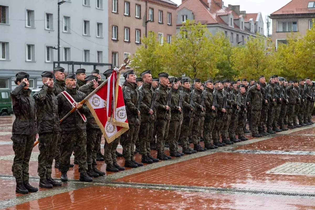 Przysięga wojskowa w Bytomiu / fot. H. Klimek