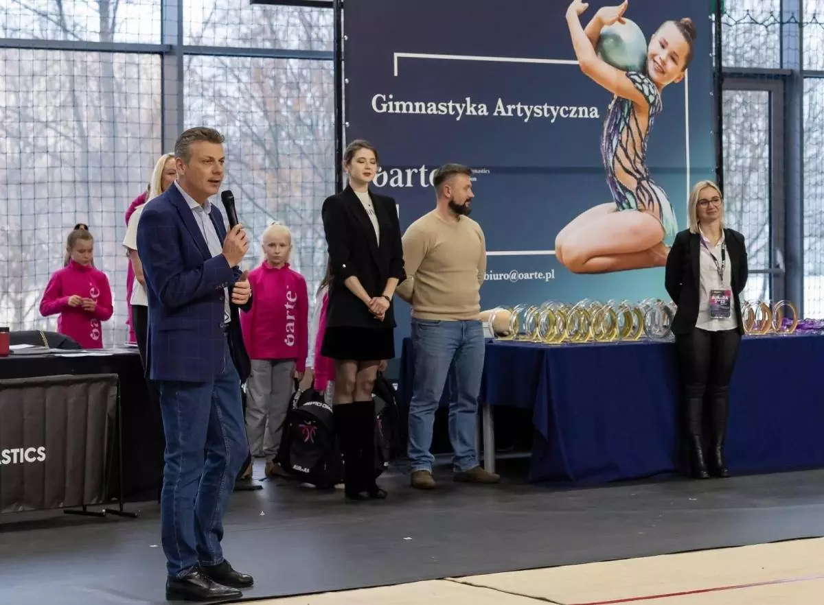 Przez trzy ostatnie dni w Hali na Skarpie odbywały się zawody International Rhythmic Gymnastics Championships Aurora 2023 / fot. UM Bytom