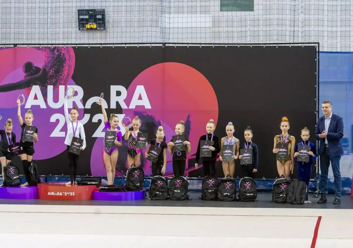 Przez trzy ostatnie dni w Hali na Skarpie odbywały się zawody International Rhythmic Gymnastics Championships Aurora 2023 / fot. UM Bytom