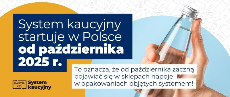 Kaucja za butelki i puszki już od 1 października!
