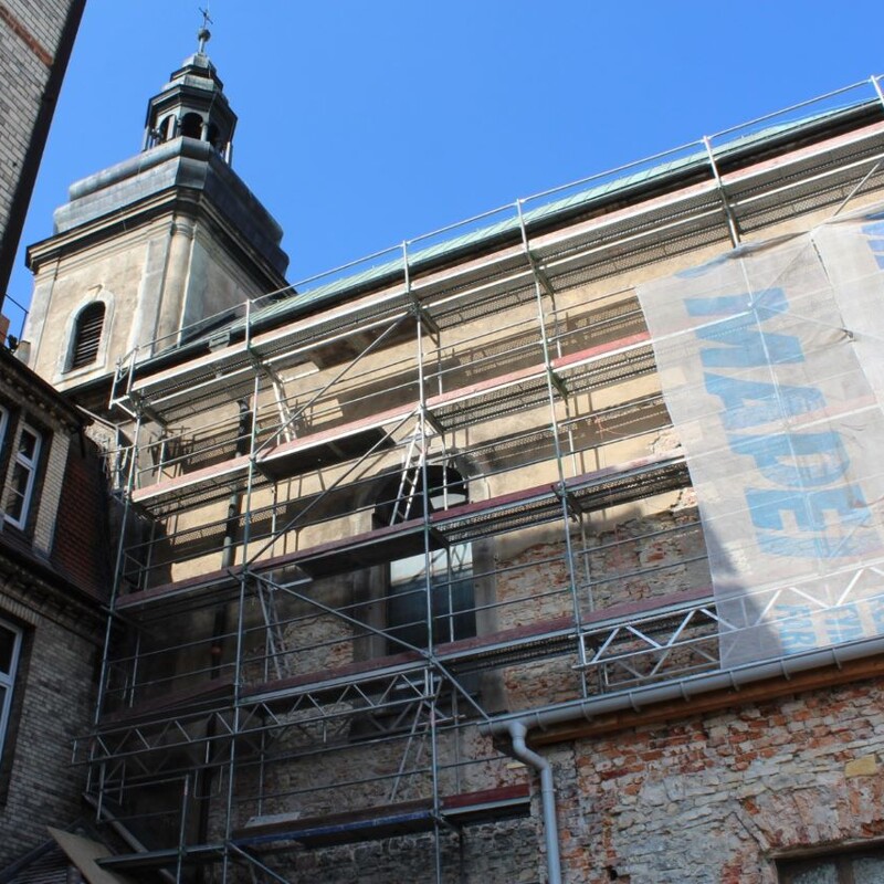 Kolejne odkrycia architektoniczne podczas renowacji kościoła pw. św. Wojciecha