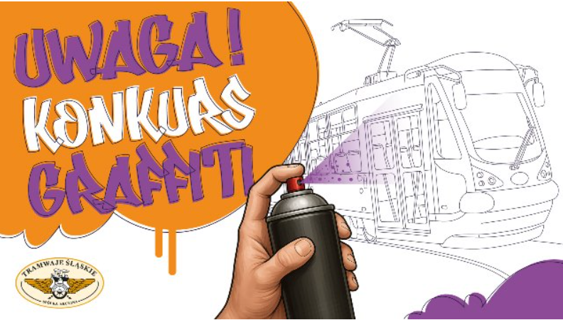 Legalne graffiti na tramwaju? Weź udział w konkursie i wygraj 3000 zł!