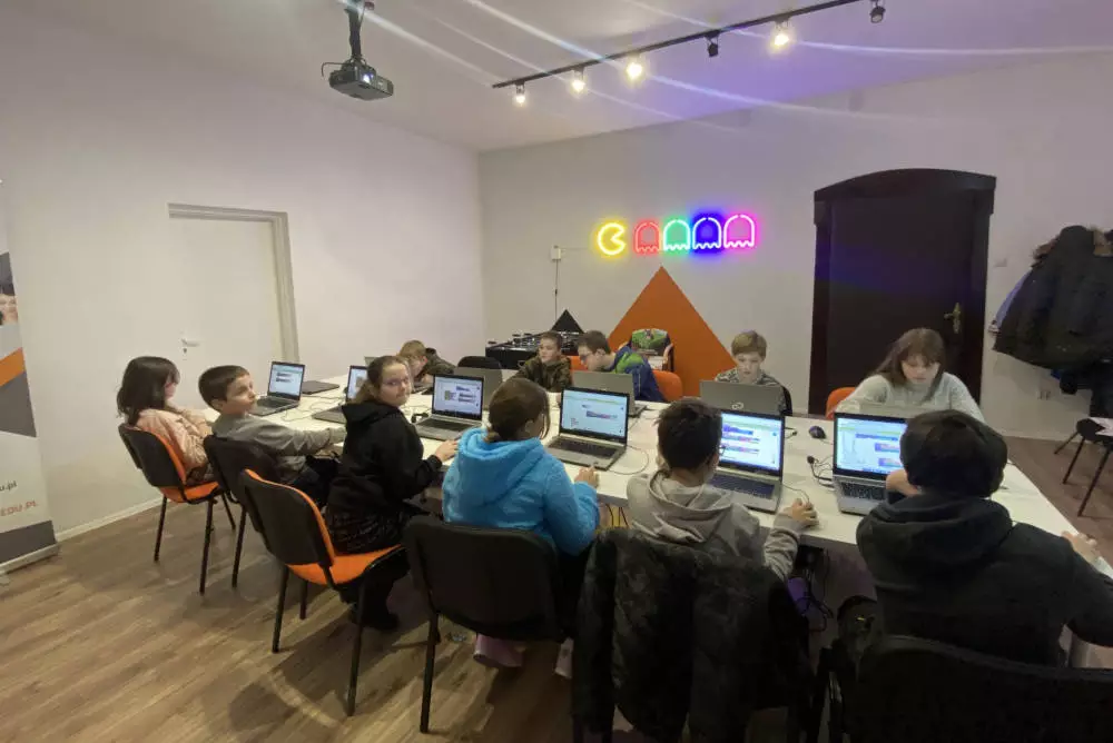 Młodzi programiści szkolili się w Bytomiu/fot. mat. organizatora akcji