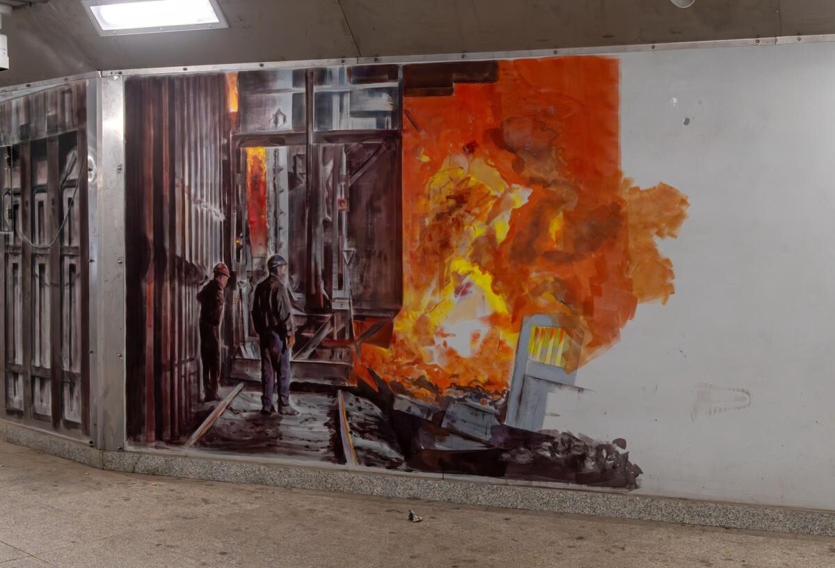 Murale ożywią podziemne przejście pod dworcem PKP [ZDJĘCIA] / fot. Hubert Klimek