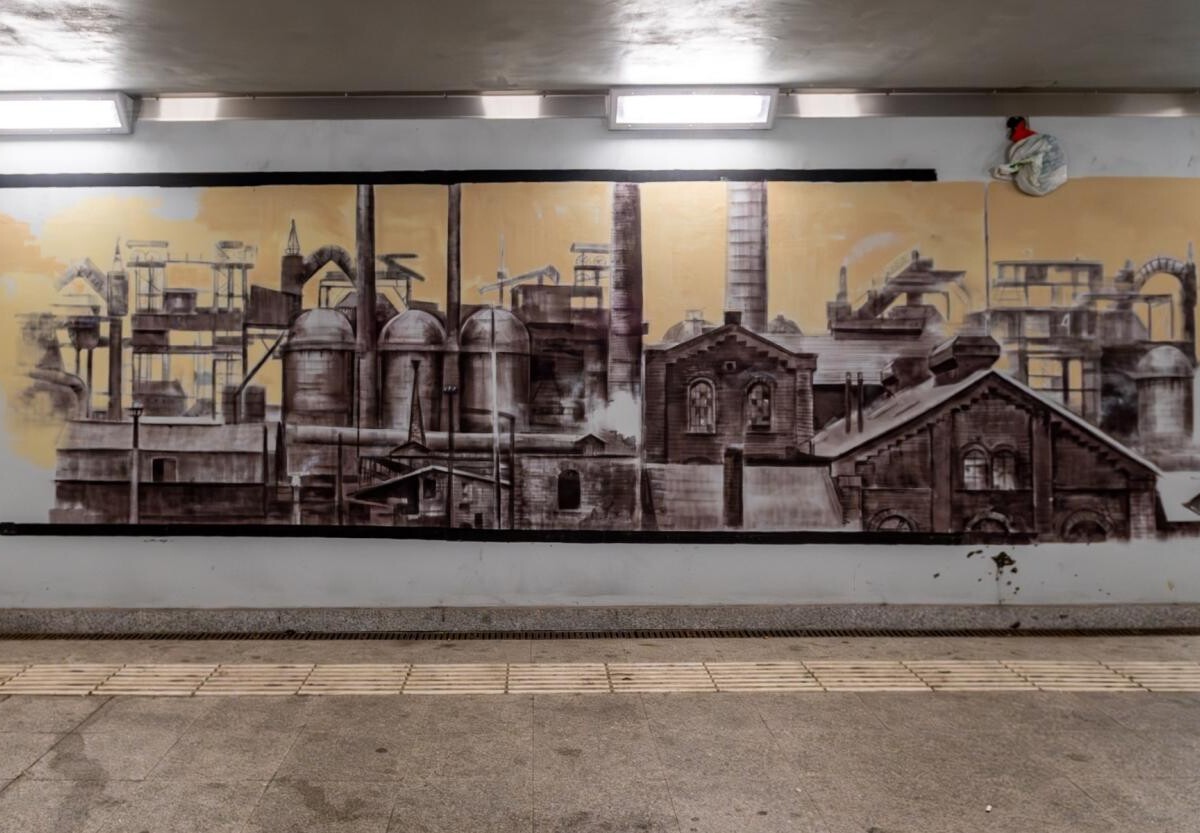 Murale ożywią podziemne przejście pod dworcem PKP [ZDJĘCIA] / fot. Hubert Klimek