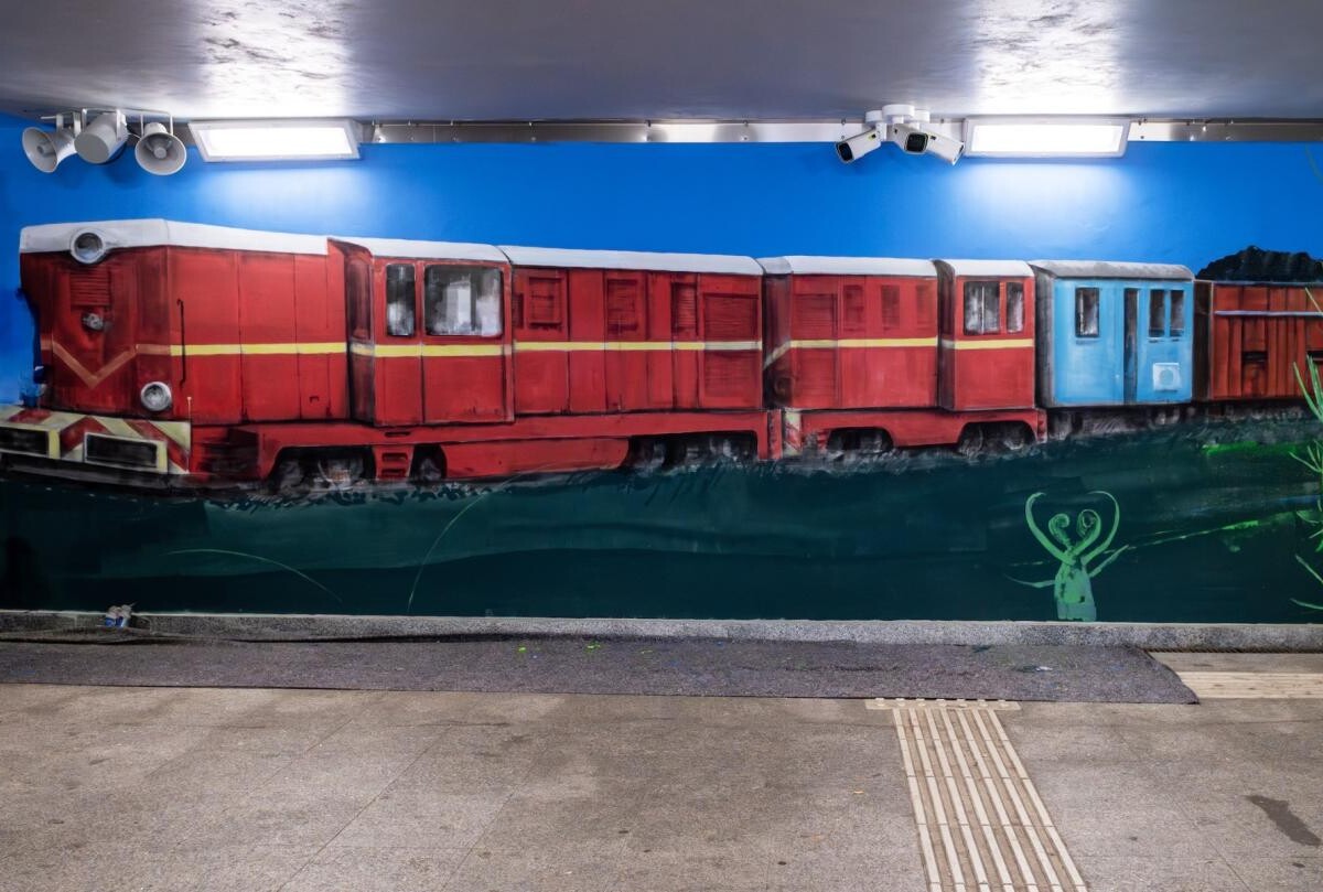 Murale ożywią podziemne przejście pod dworcem PKP [ZDJĘCIA] / fot. Hubert Klimek