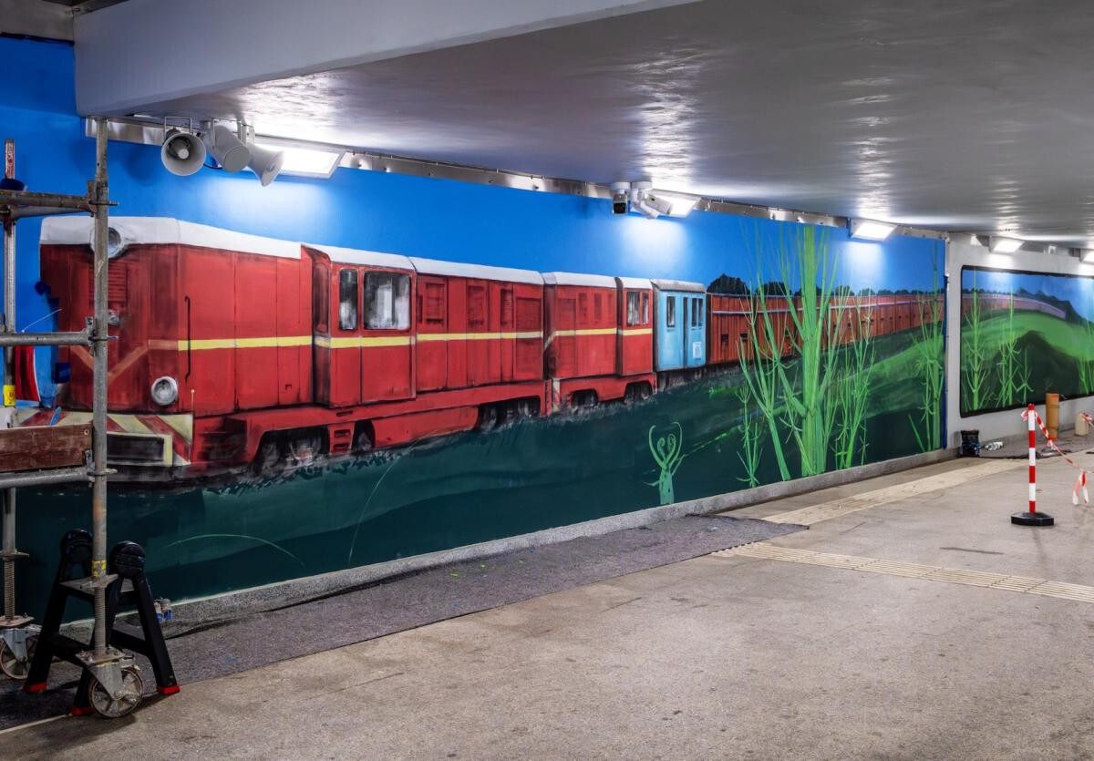 Murale ożywią podziemne przejście pod dworcem PKP [ZDJĘCIA] / fot. Hubert Klimek