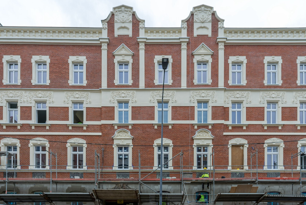 Odnowiona kamienica przy ul. Piłsudskiego 34-36/fot. UM Bytom