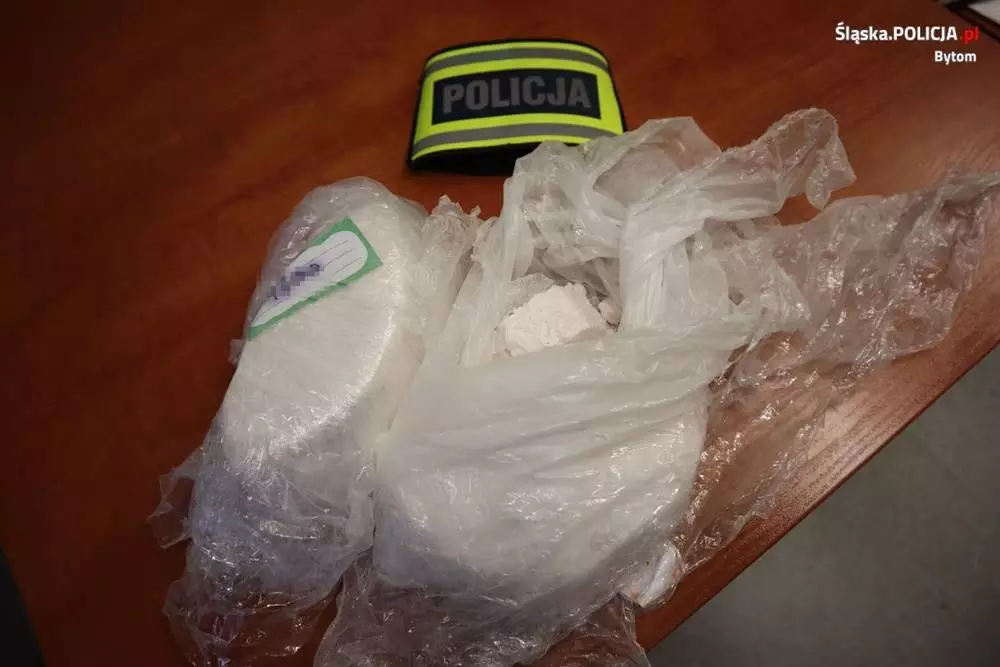 Policjanci przechwycili kilogram amfetaminy / fot. KMP Bytom