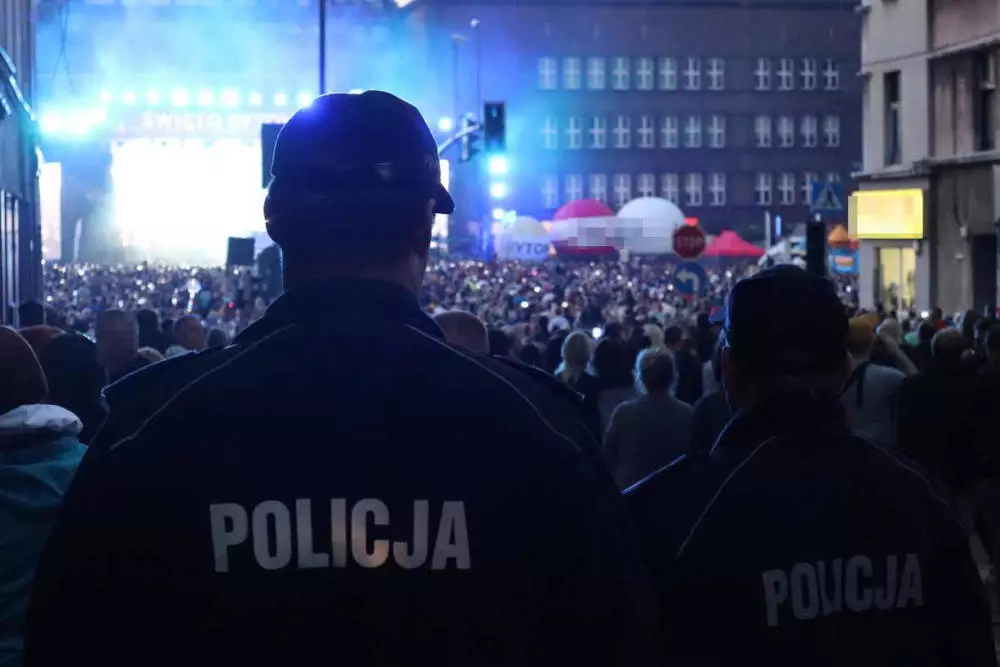 Policjanci zabezpieczali Święto Bytomia/fot. KMP Bytom