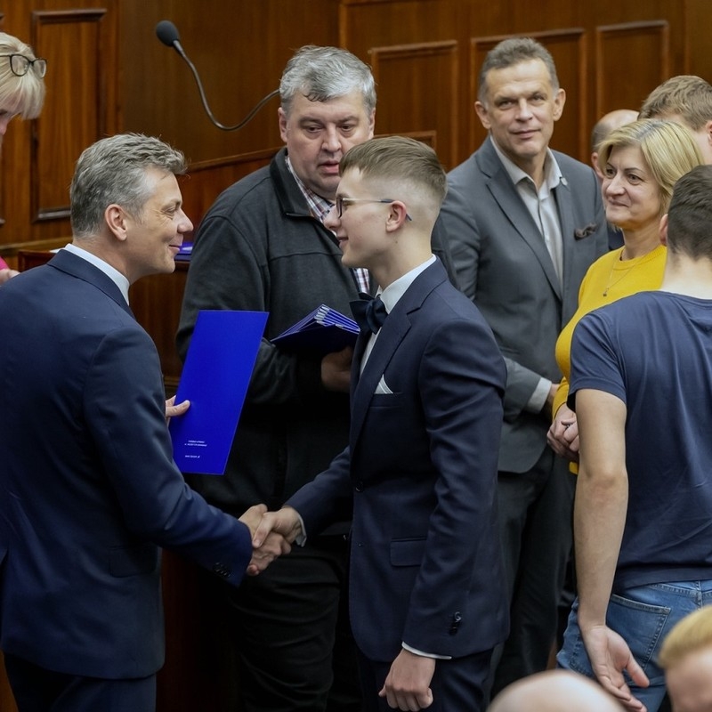 Prezydent wręczył stypendia najlepszym bytomskim sportowcom