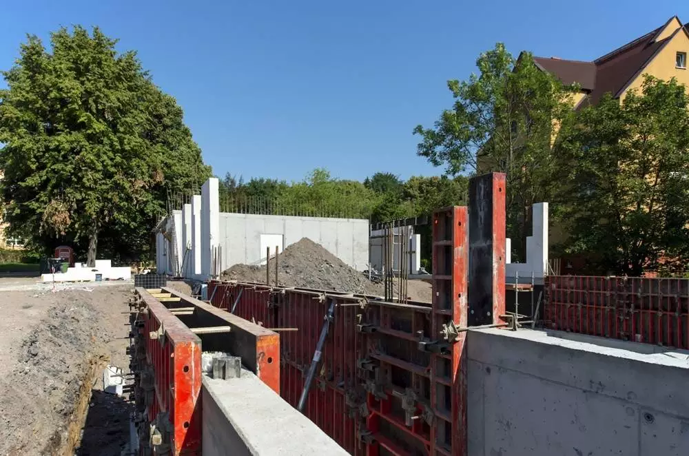 Rosną mury nowego przedszkola w Miechowicach / fot. UM Bytom
