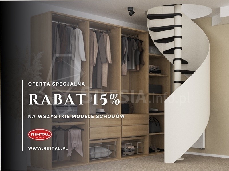 Schody z rabatem 15%