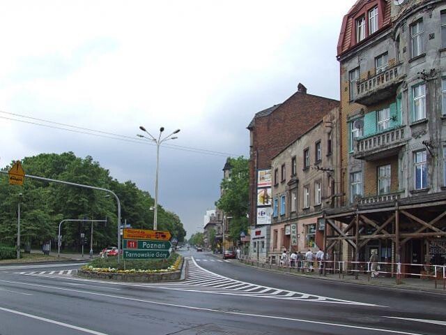 Skrzyżowanie ulic Wrocławskiej i Strzelców Bytomskich