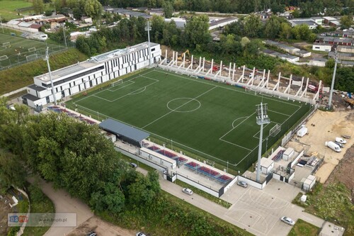 Trwa dalsza rozbudowa obiektu piłkarskiego Polonii Bytom