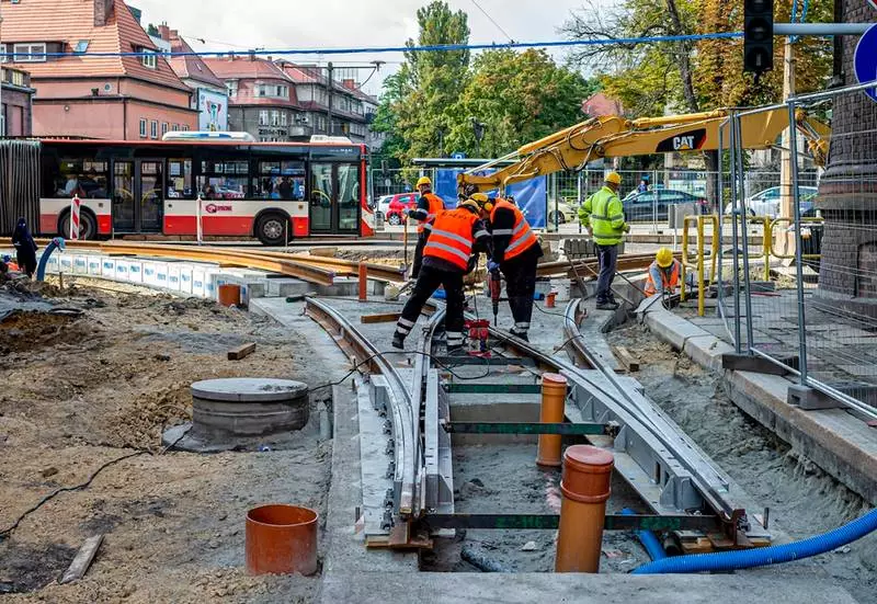 Trwa modernizacja torowisk tramwajowych w Bytomiu