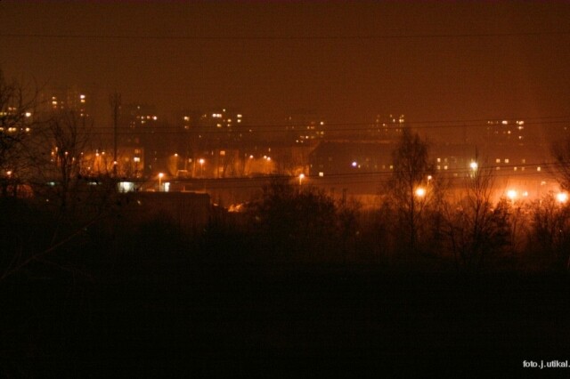 Widok z Szombierek na ul.Wrocławską